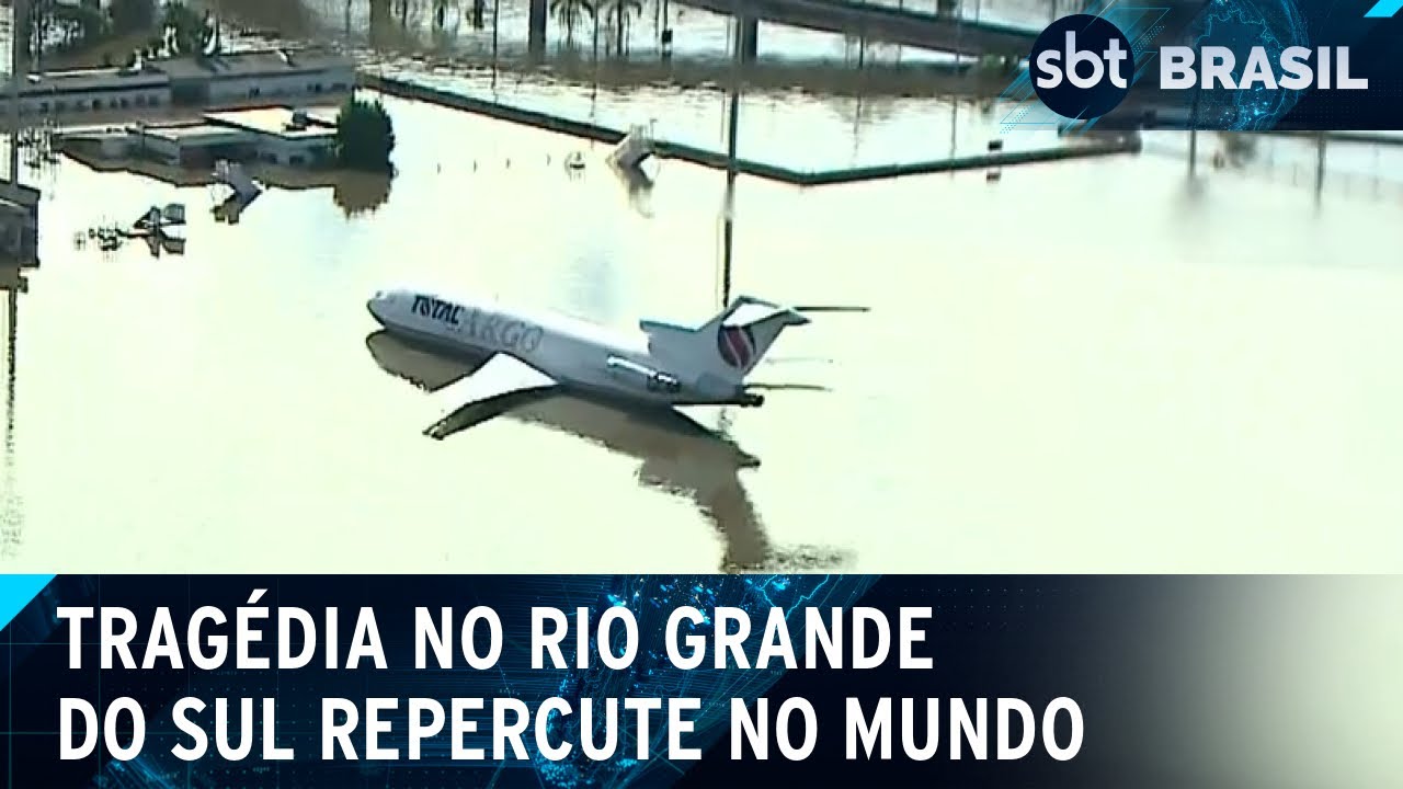 Elon Musk e dono da Apple anunciam ajuda ao Rio Grande do Sul | SBT Brasil (09/05/24)