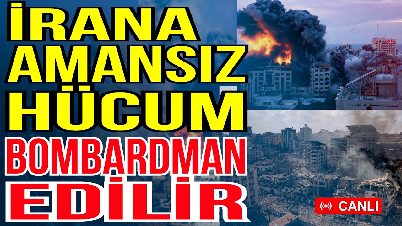 İrana amansız h&uuml;cum - B&ouml;y&uuml;k şəhərlər BOMBARDMAN EDİLİR - Xəbəriniz Var? - Media Turk TV