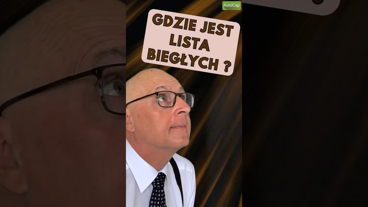GDZIE JEST LISTA BIEGŁYCH ?