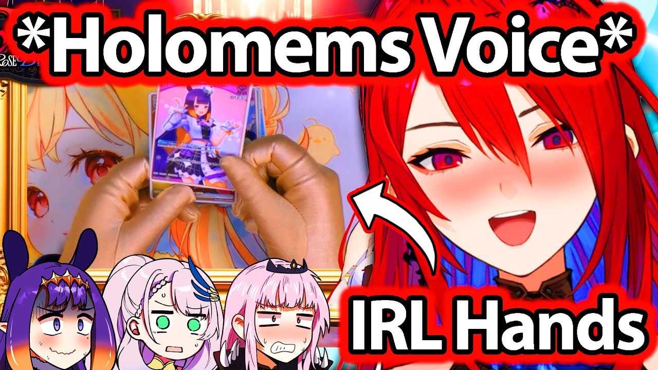 Elizabeth shows her IRL hands and Imitates Holomems Voice 【Hololive】