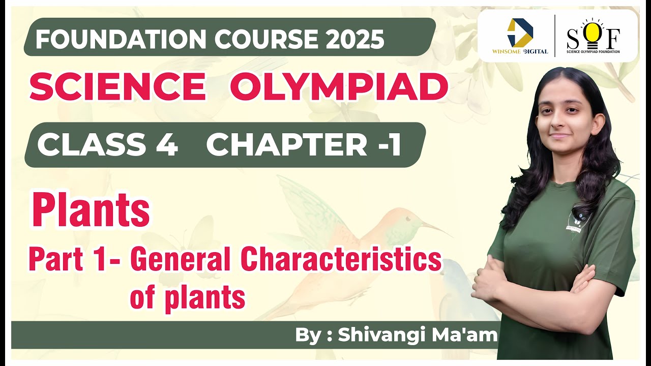 Class 4 Science Olympiad | Chapter 1- Plants | Science Olympiad Lecture