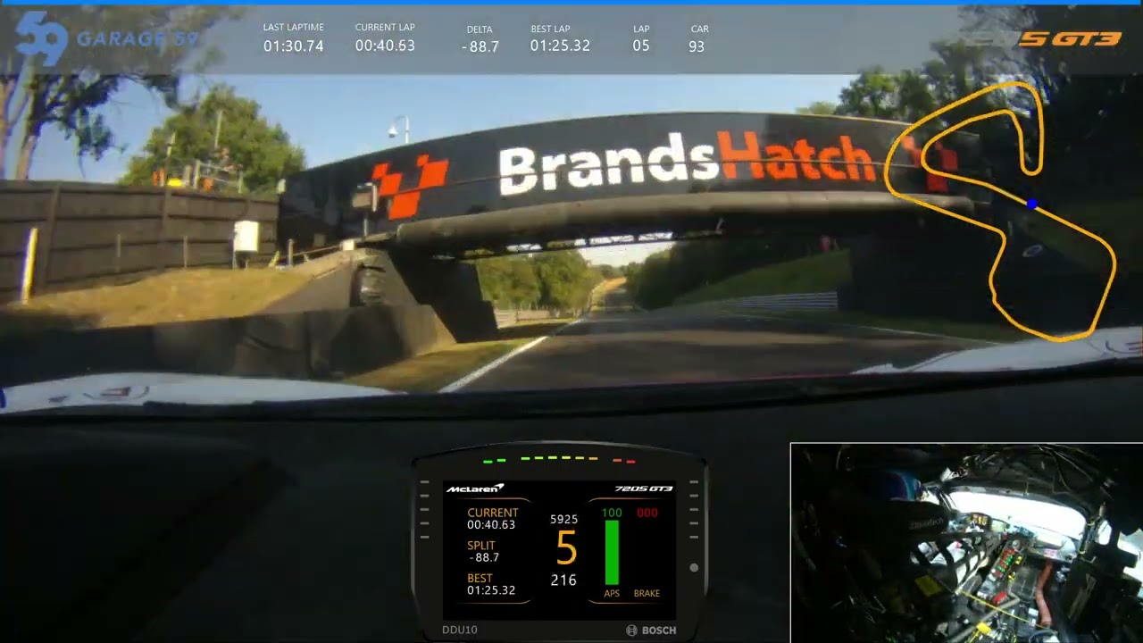 2023 British GT Brands Hatch Qualifying Lap Mclaren 720S GT3 Evo