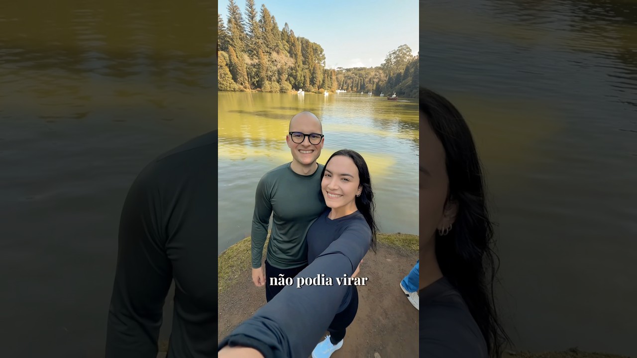 Fomos caminhando at&eacute; o Lago Negro | Gramado