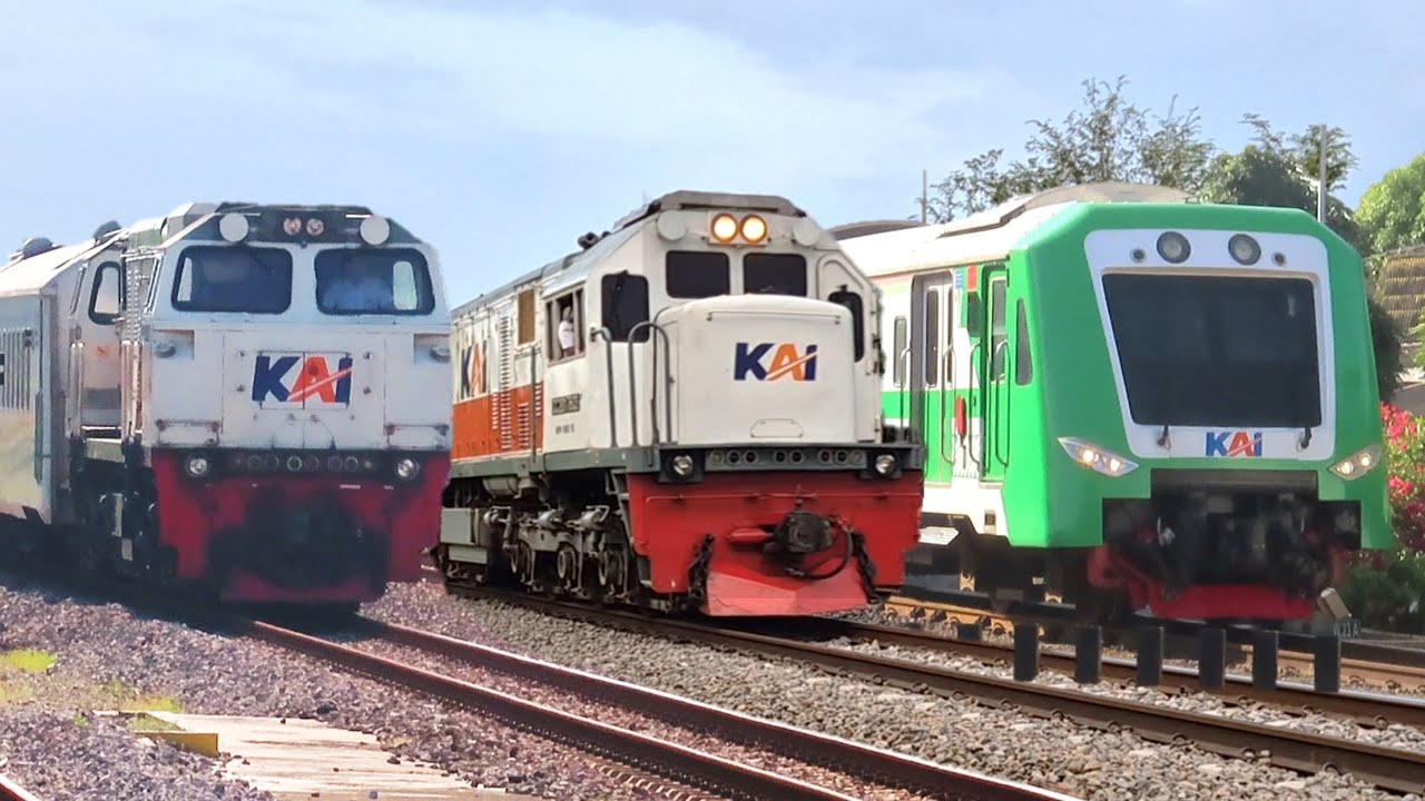 TOP RAMAINYA KERETA API DI STASIUN TERSIBUK MADIUN & MAGETAN ! KA Brawijaya, Ranggajati, Singasari
