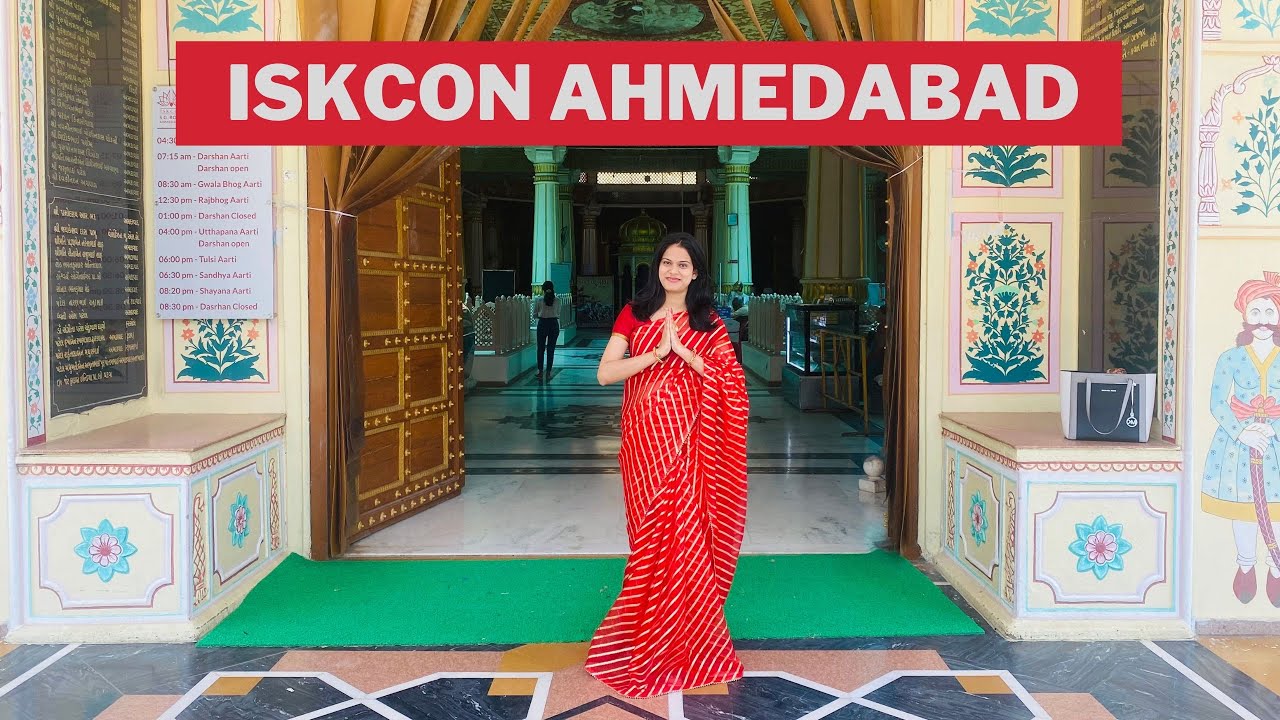 ISKCON Ahmedabad Vlog | ISKCON TEMPLE 🛕