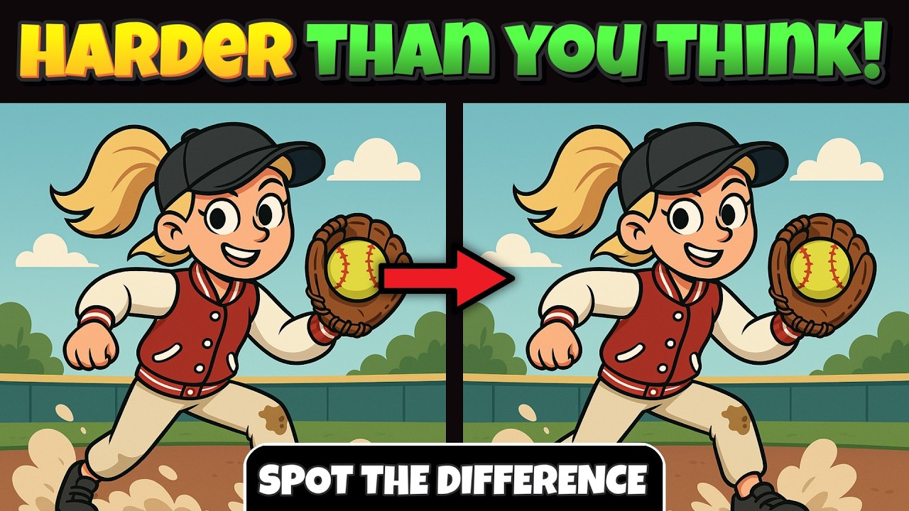 FIND THE DIFFERENCE : Brain-Activating Quiz!  [ spot the difference ]