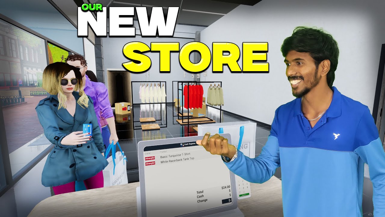 AK Annachi's Brand New துணிக்கடை - Retail Company Simulator Tamil Gameplay