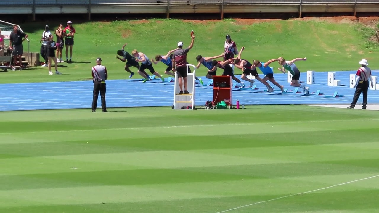 Ht3. #Gout Gout  100m U20 Men, 2026 QLD Athletics Championships, QSAC 14/03/2026