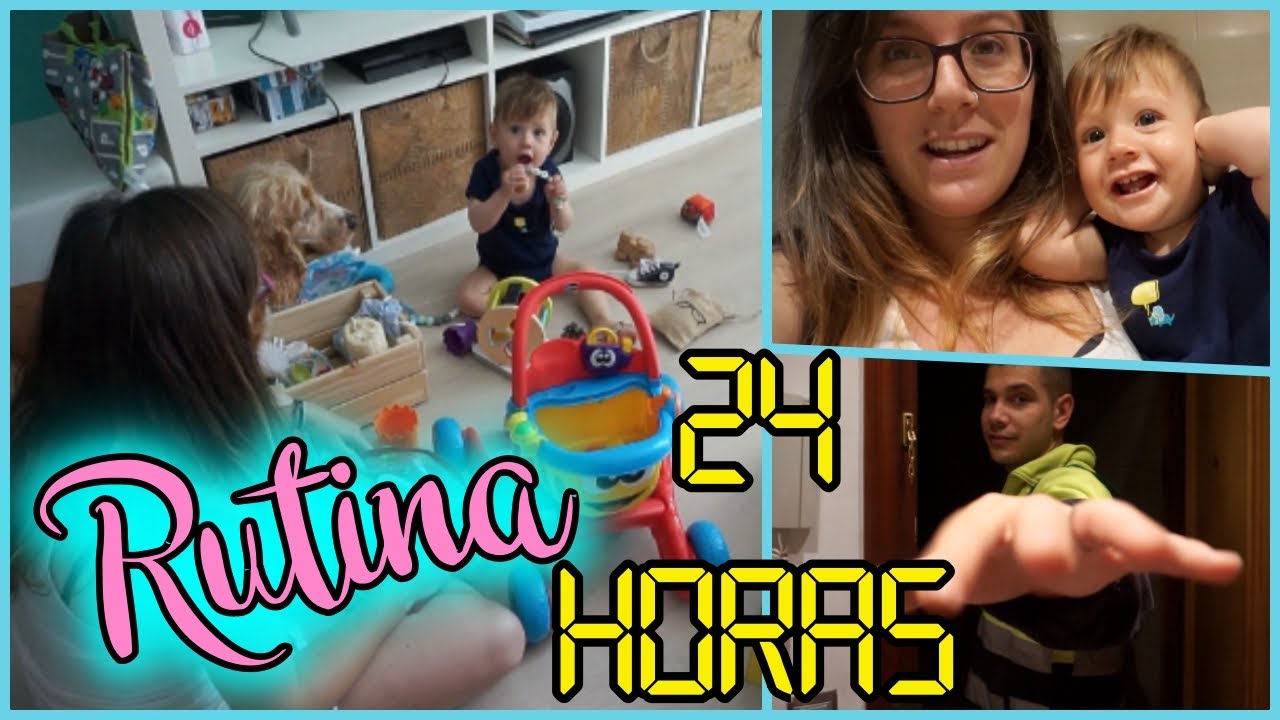 RUTINA 24 horas REALES con mi bebé de 10 meses ∞ Junio 2017 Vlog Happy Ohana