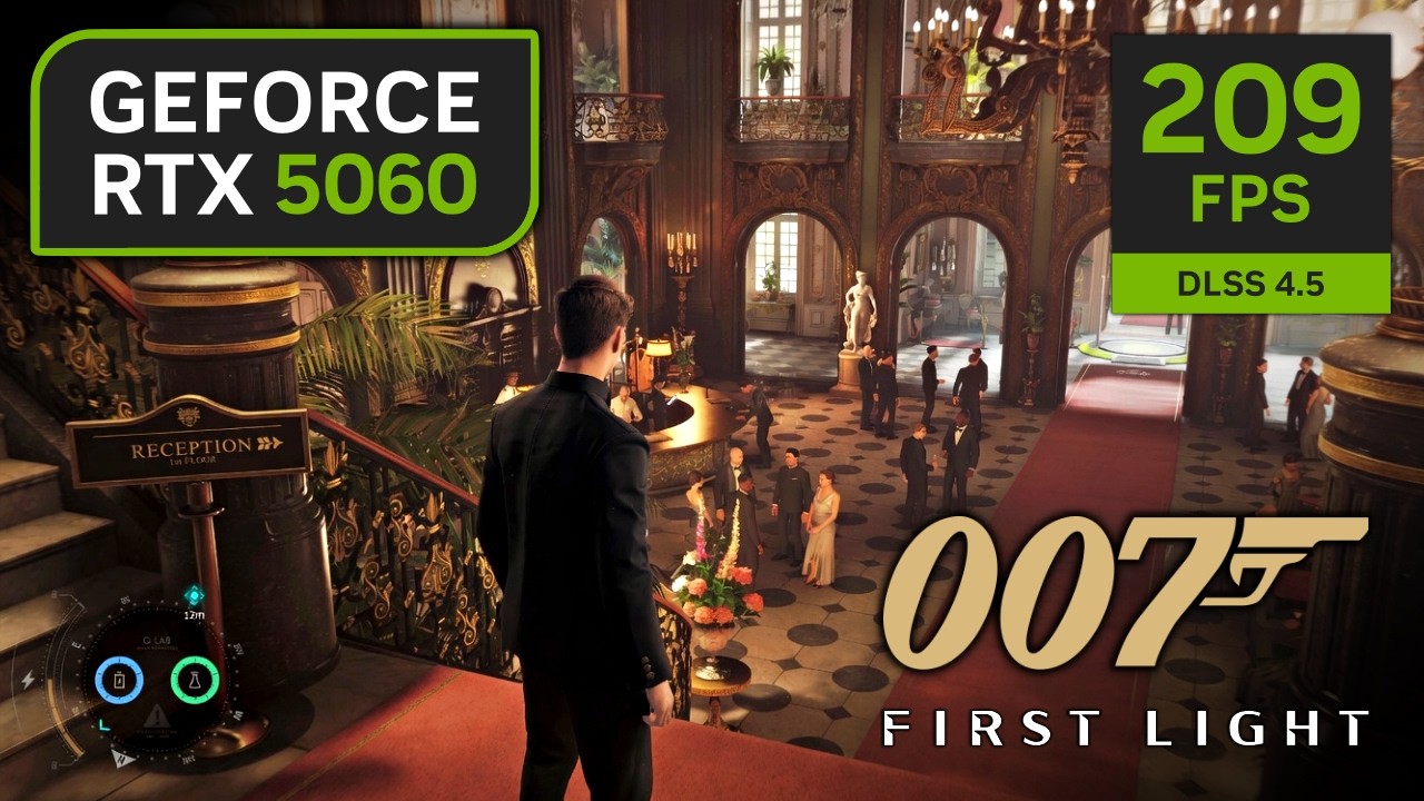RTX 5060 on 007 First Light | 1080p, 1440p, 4K with DLSS 4.5!
