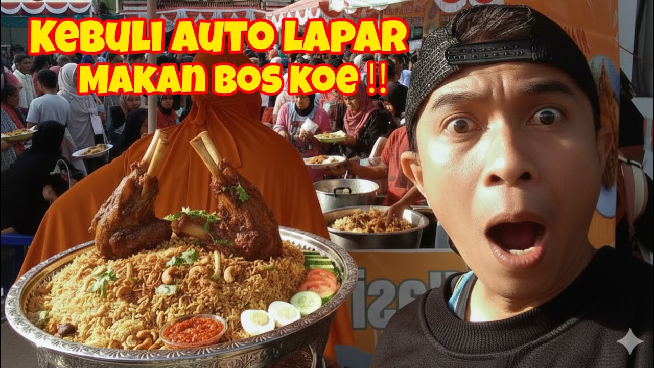MUKBANG NASI KEBULI KHAS TIMUR TENGAH SUPER WANGI & LEZAT 