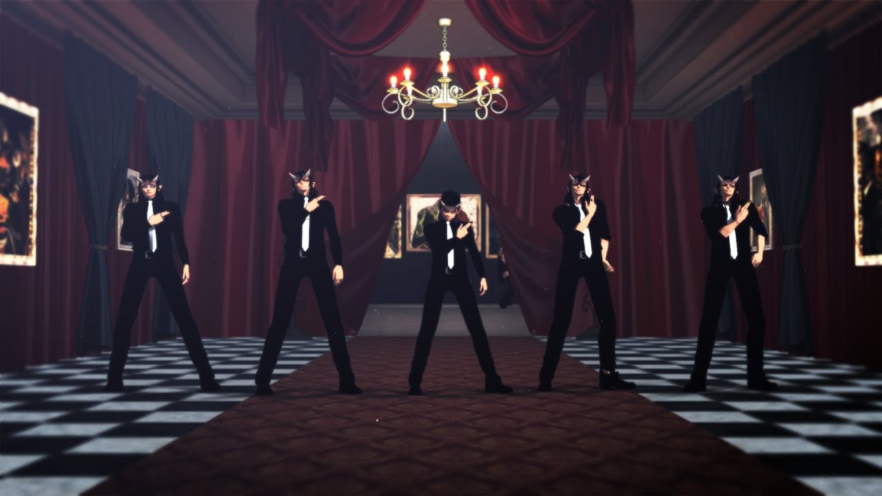 【鬼滅のMMD】マフィア【半天狗喜怒哀楽】【自作モデル】