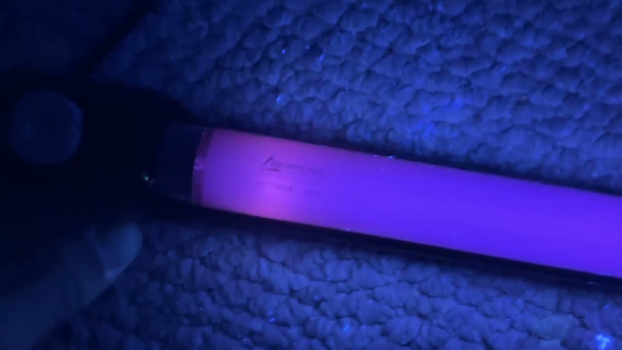 Preheat Converted Fluorescent Black Light 