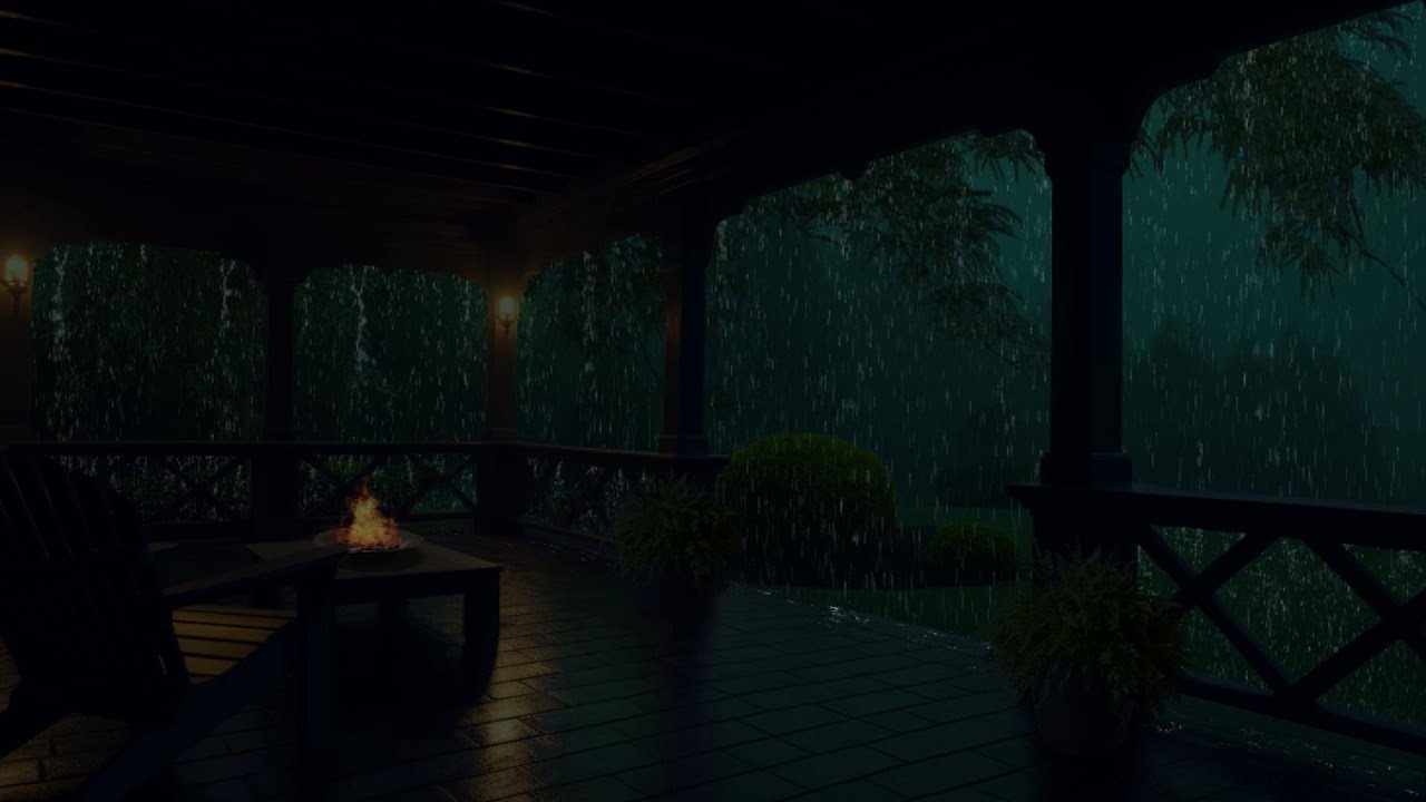 Rainstorm Sleep Therapy &ndash; Thunder and Rain Sounds for Insomnia Relief