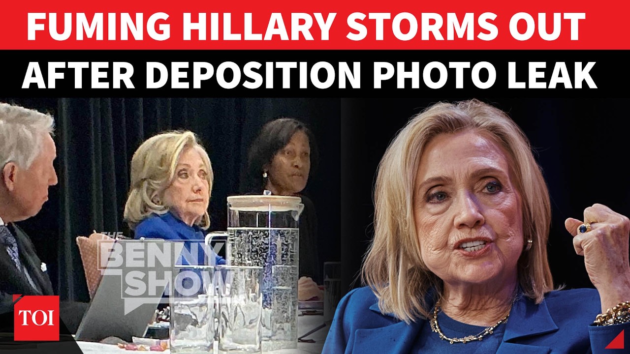 Hillary Clinton’s DRAMATIC WALKOUT After ‘Unauthorised’ Photo Leak; Total Chaos At Epstein Hearing
