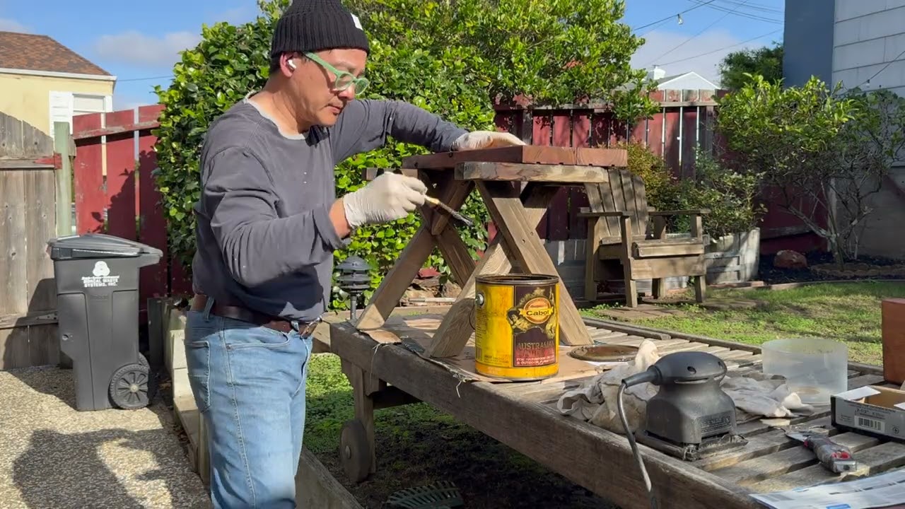 Outdoor side table top replacement