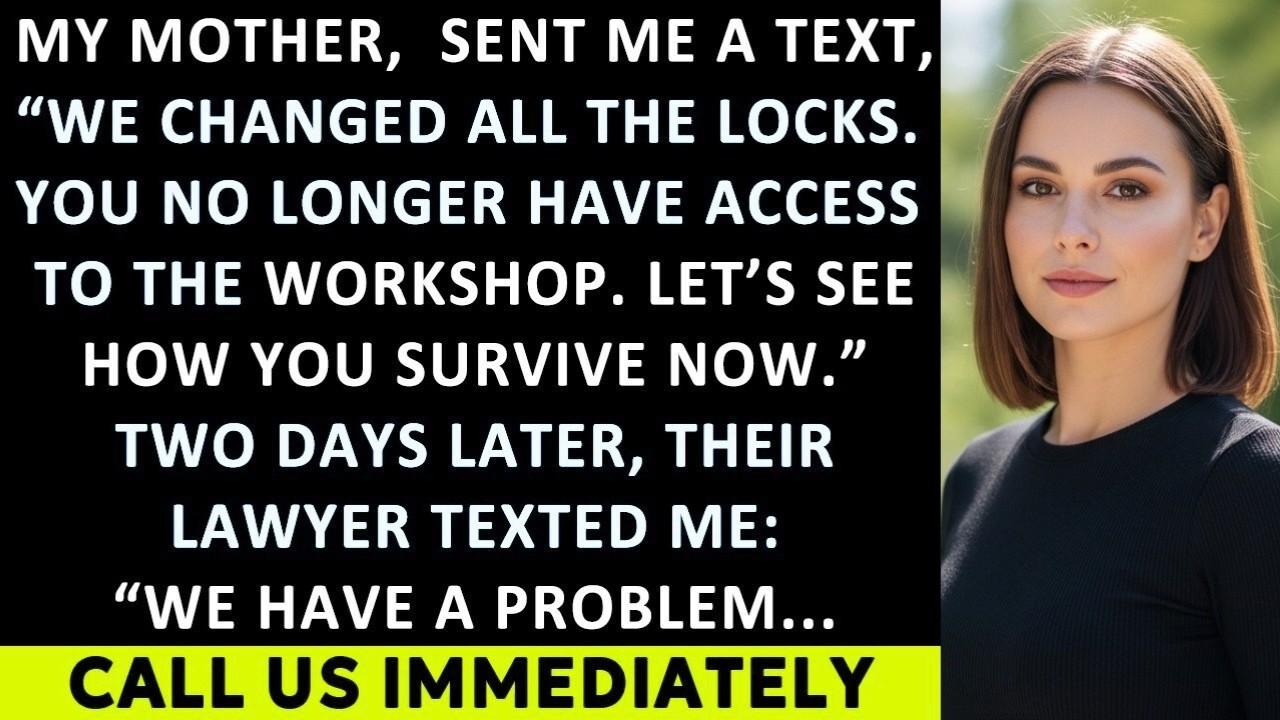 She Changed the Locks and Cut Off My Access — But Two Days Later, Everything Changed