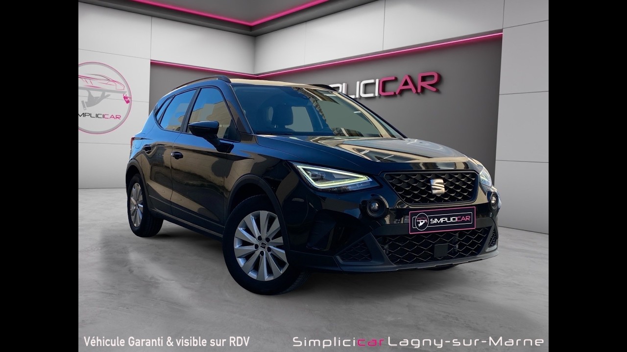 SEAT ARONA 1.0 TSI 110 ch Start/Stop DSG7 Style - CARPLAY - RADARS AR - BOITE AUTOMATIQUE