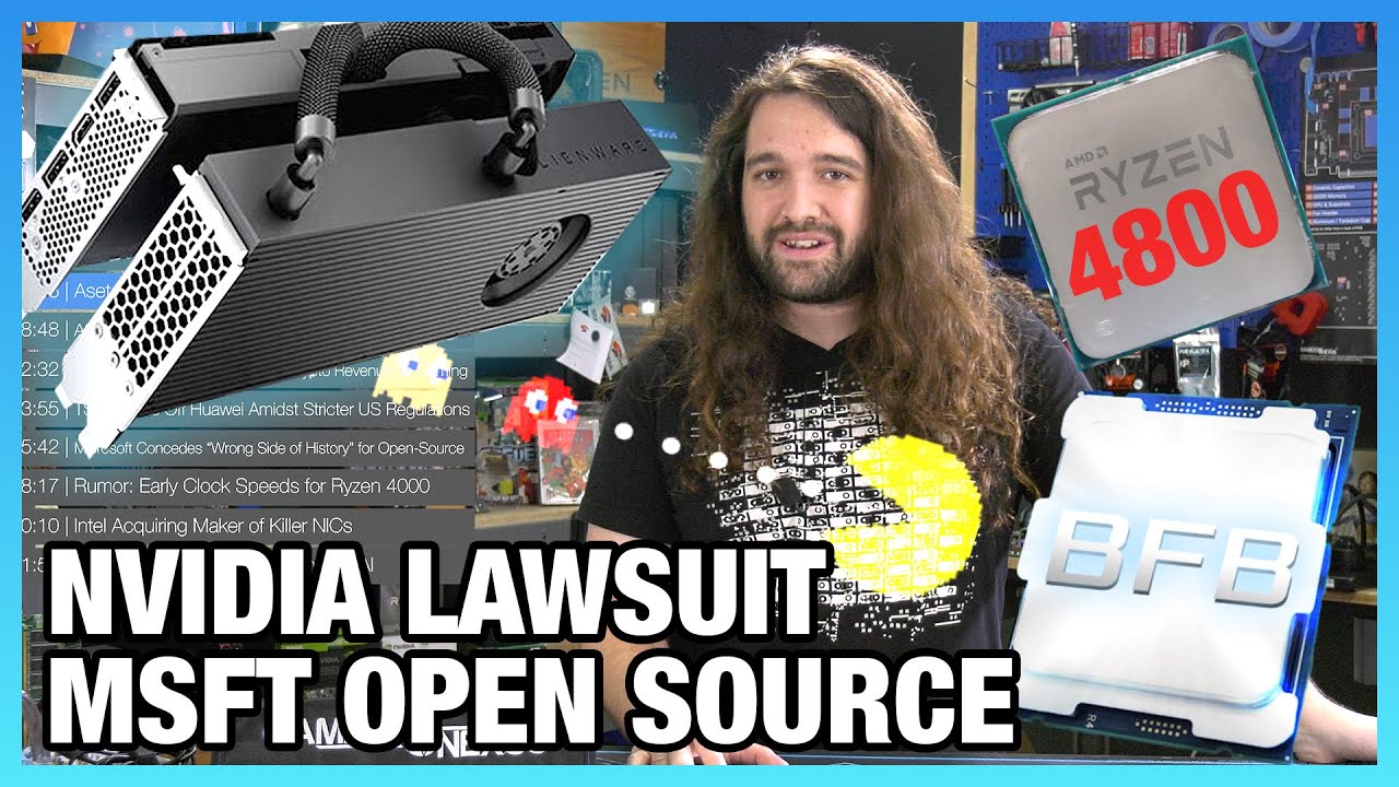 HW News - New NVIDIA Lawsuit, Microsoft Open Source Changes, Intel CPU Availability