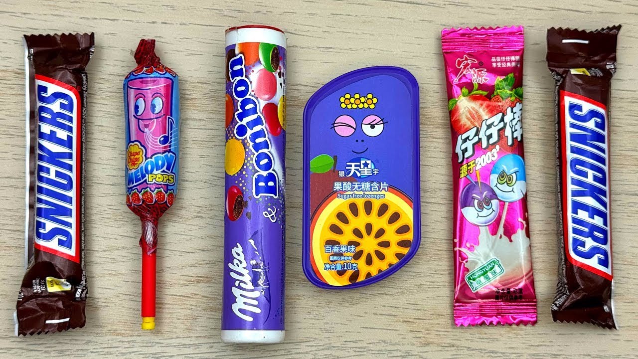 Cone Candy & Snickers Bars | Textured Treat 🍦🍫