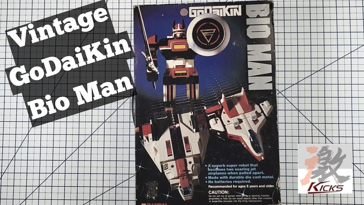Vintage GoDaiKin BioMan 超電子バイオマン| Choudenshi Bioman | UNBOXING | Transformation