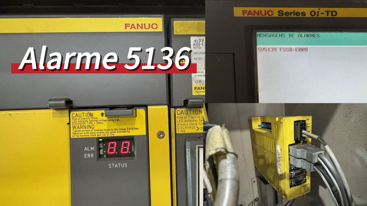 Fanuc Alarme 5136 resolva agora ! Como desabilitar o módulo de réguas de medição dos eixos 