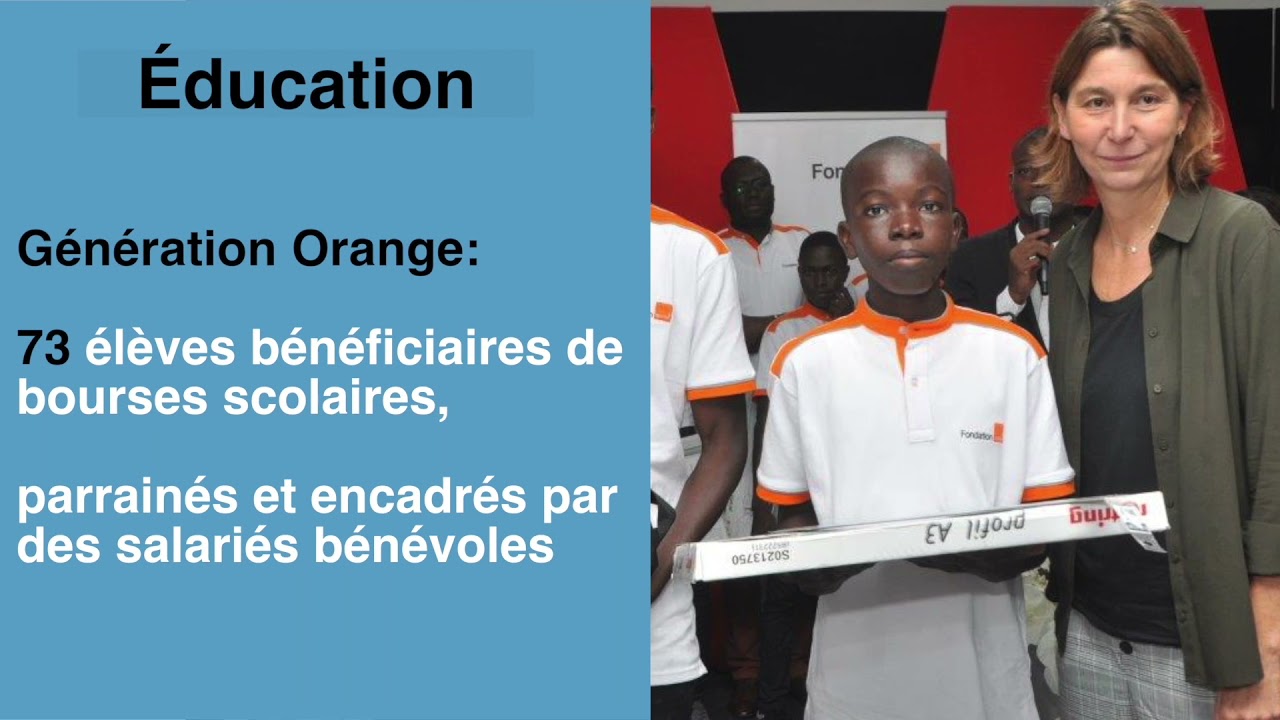 Bilan Fondation Orange Côte d'Ivoire