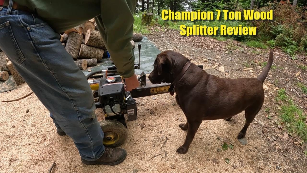 Champion 7 Ton Wood Splitter Review #review