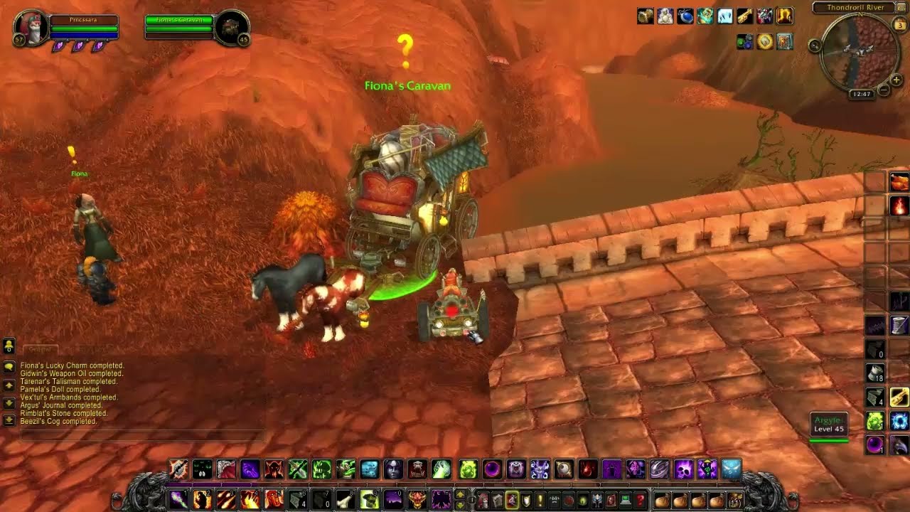 Fiona's Caravan ( multi quests )  - World of Warcraft Quests ( WOW ) - Completion