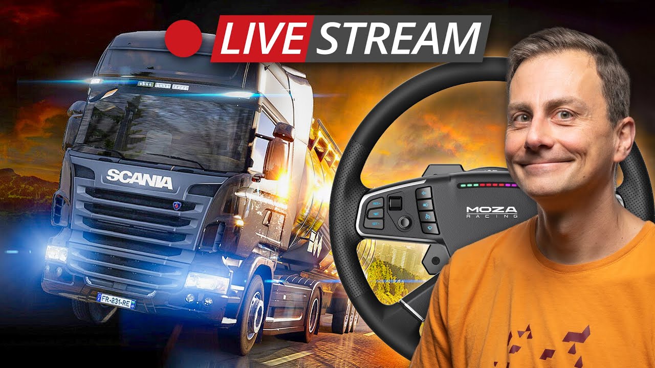 Live mit Euro Truck Simulator 2 und LKW-Lenkrad :: Auf Achse durch Europa