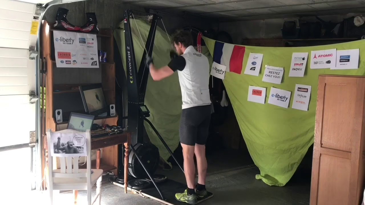 Concept2 Skierg 100km world record