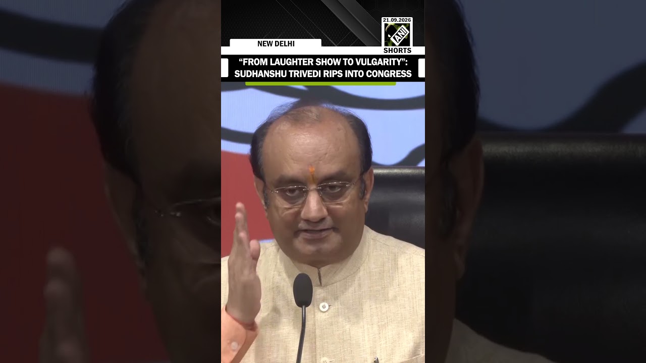 BJP MP Sudhanshu Trivedi says Congress discourse has moved from &ldquo;comedy to vulgarity&rdquo;