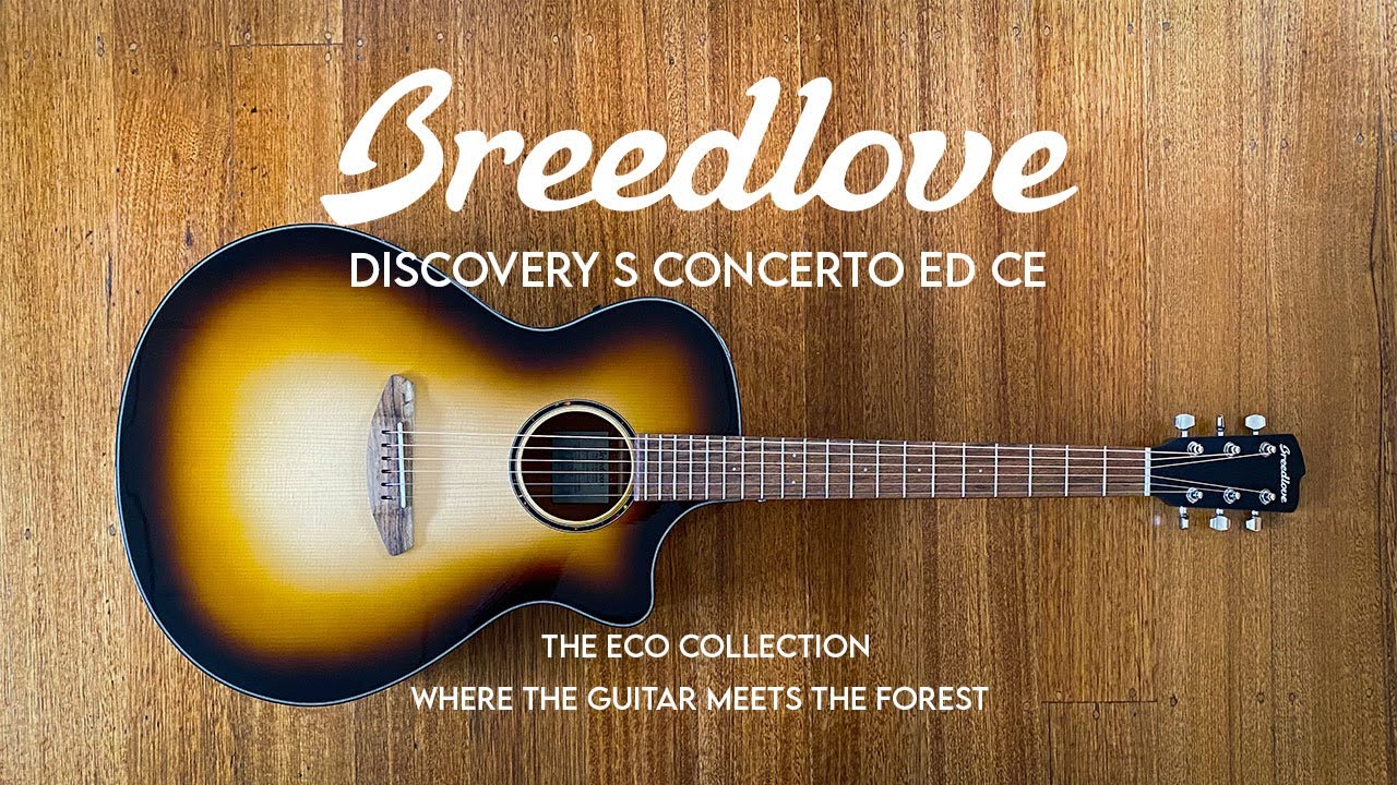 Breedlove | The Eco Series | Discovery S Concerto Edgeburst CE European Spruce