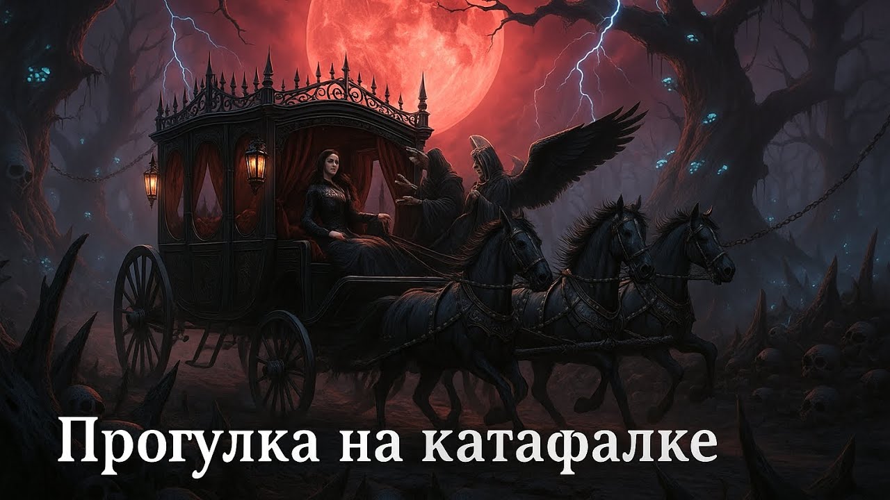 Прогулка на катафалке ⚰️💄 или  финальный макияж 👁️💋