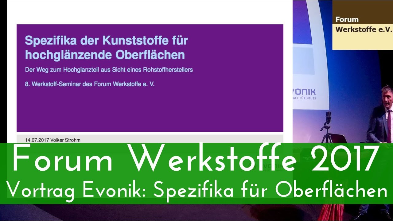 Spezifika der Kunststoffe f&uuml;r hochgl&auml;nzende Oberfl&auml;chen