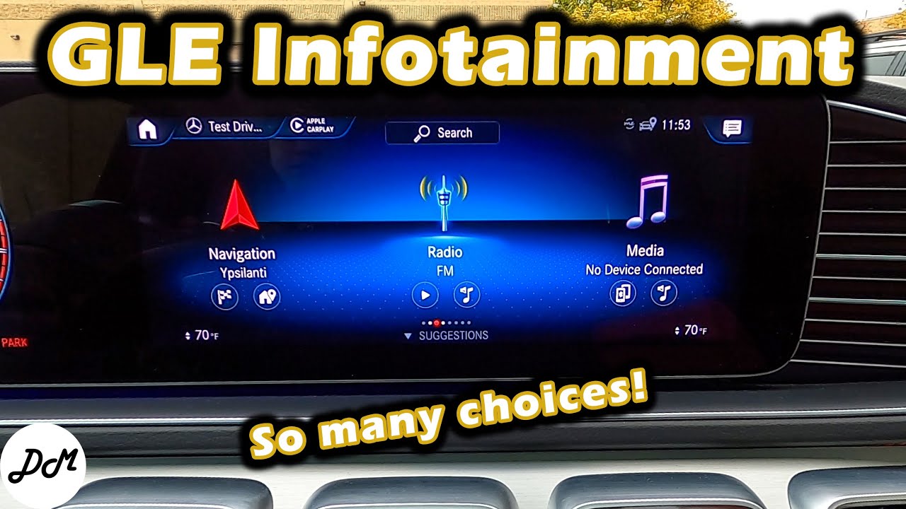 2022 Mercedes-Benz GLE — Infotainment Review | Touchscreen, Apple CarPlay, Android Auto How-To