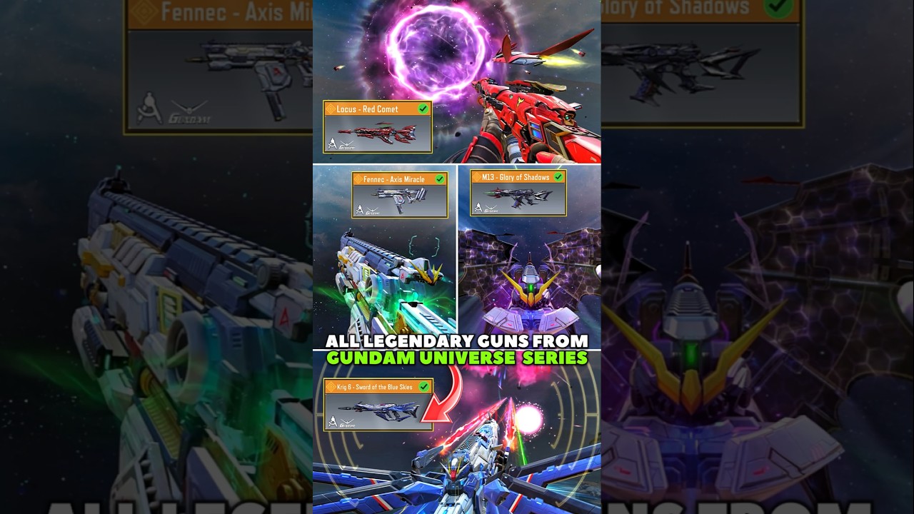All Legendary Gundam Universe Series #codm
