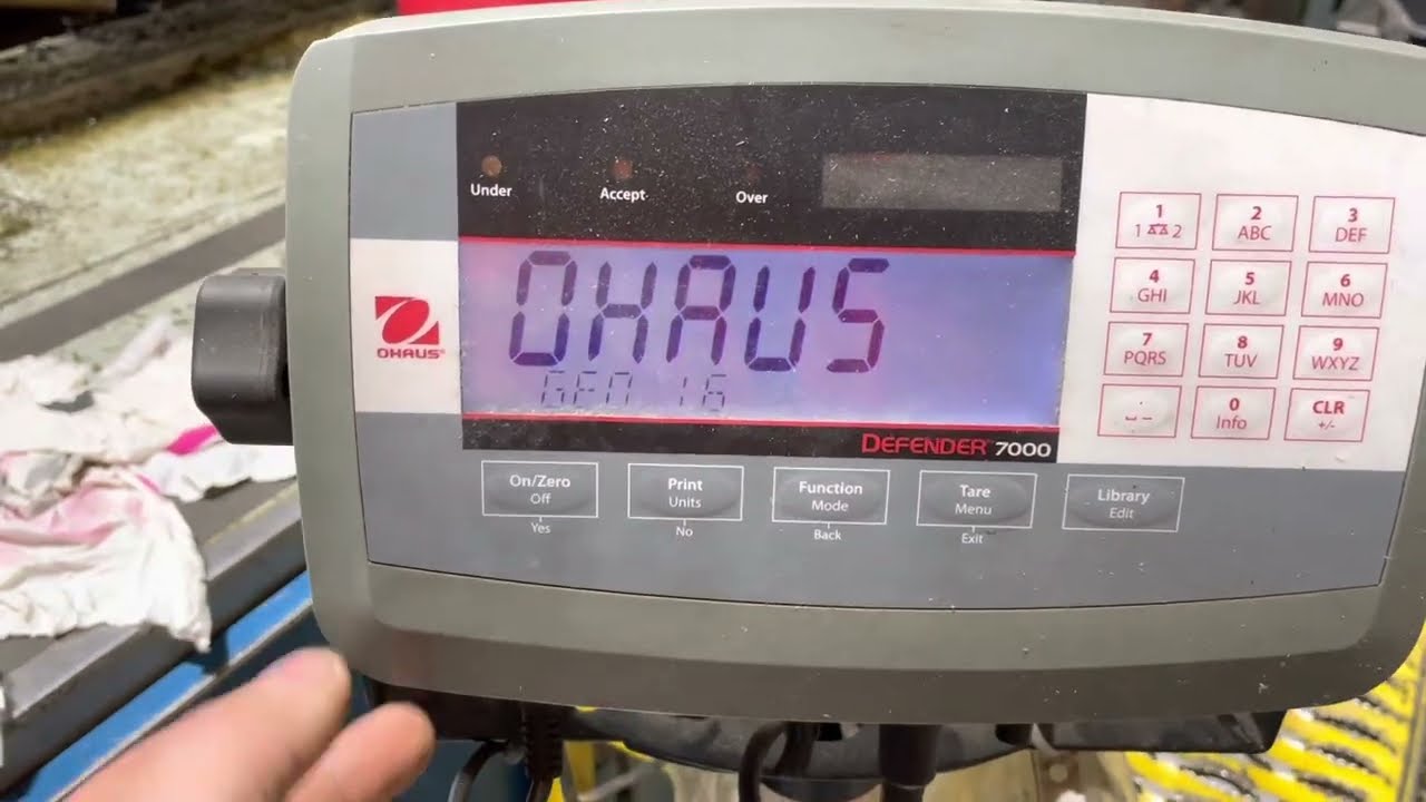 OHAUS Defender 7000 Error 8.1 - 8.2 - 8.4 Solution - Re Calibrate After Troubleshooting