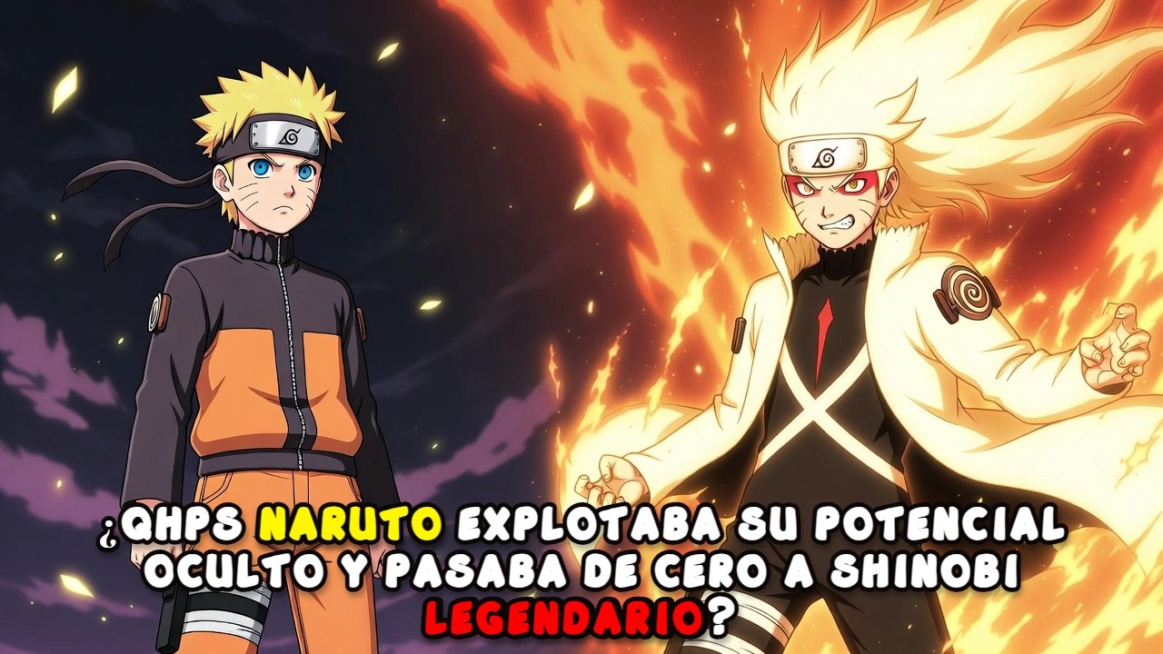 ¿QHPS Naruto explotaba su potencial oculto y pasaba de cero a shinobi legendario?