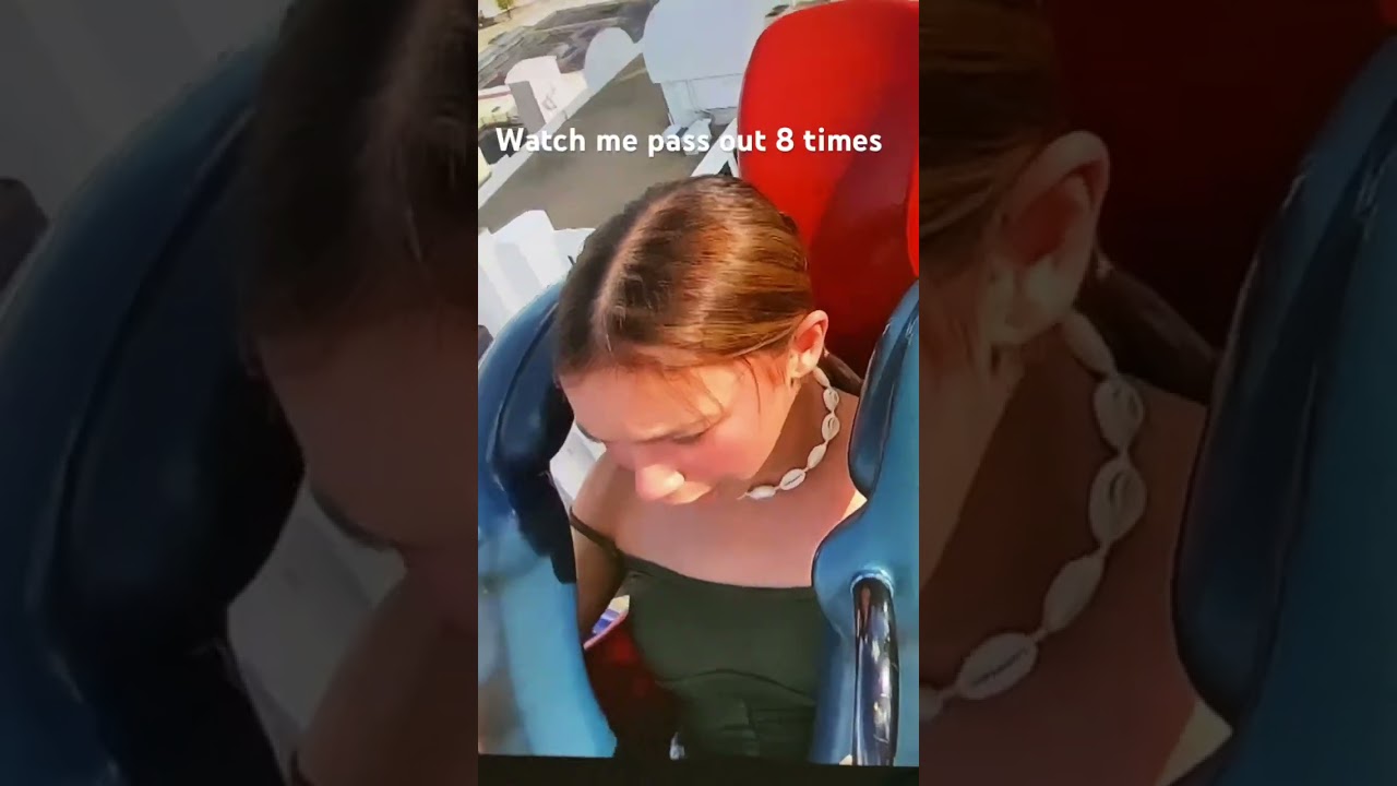 Passing out on roller coaster slingshot ride Gold Coast