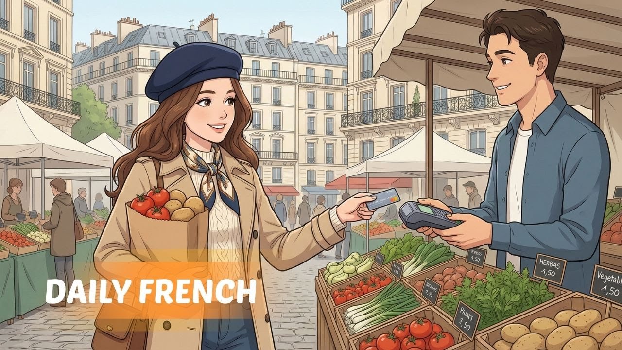 Daily French Conversations | At the Market with Chloé 🇫🇷