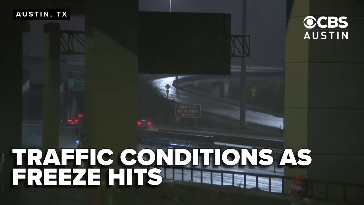 LIVE: Traffic conditions as freeze looms over central Texas