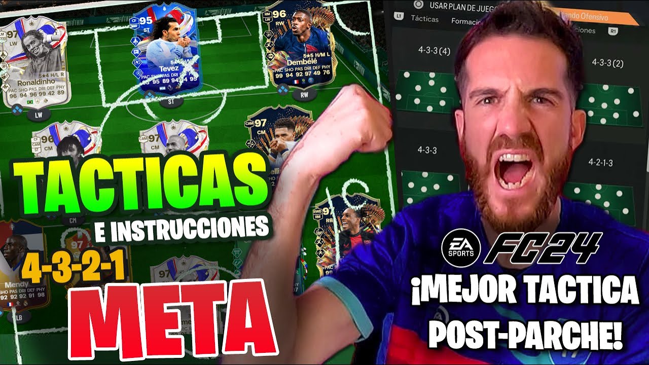 ⚽ FORMACION en EAFC 24: LA MAS CHETADA | MEJOR TACTICA E INSTRUCCIONES POSTPARCHE