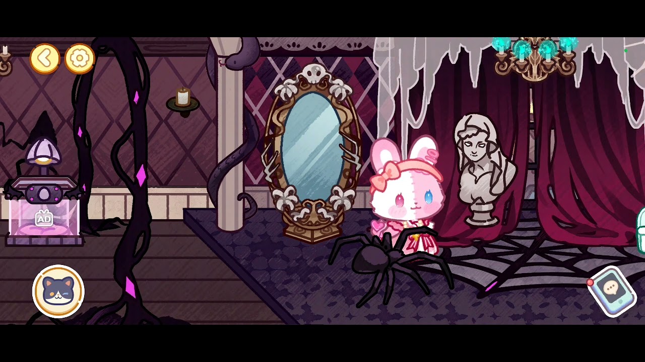 I play a cute game.😍