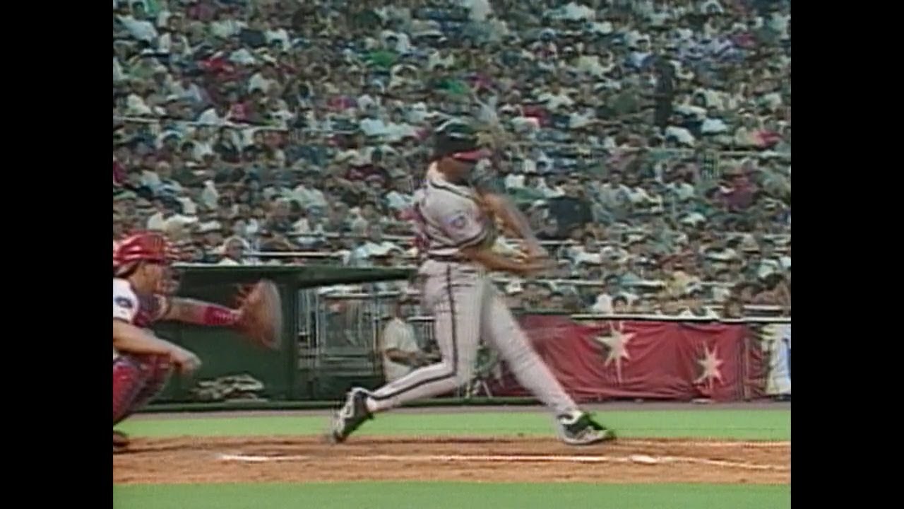 Andruw Jones crushes a HR into the upper deck