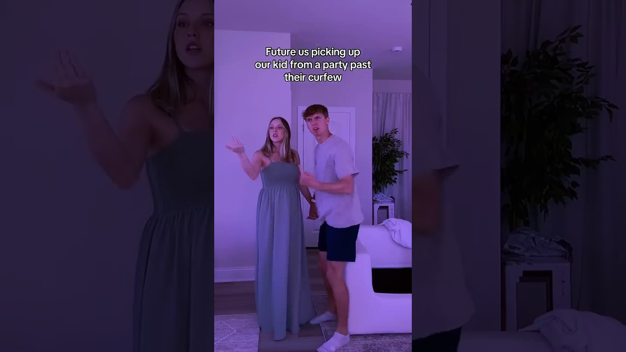 Picking up our future kids from a party
