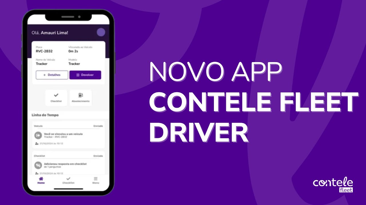 Novo APP Contele Fleet Driver