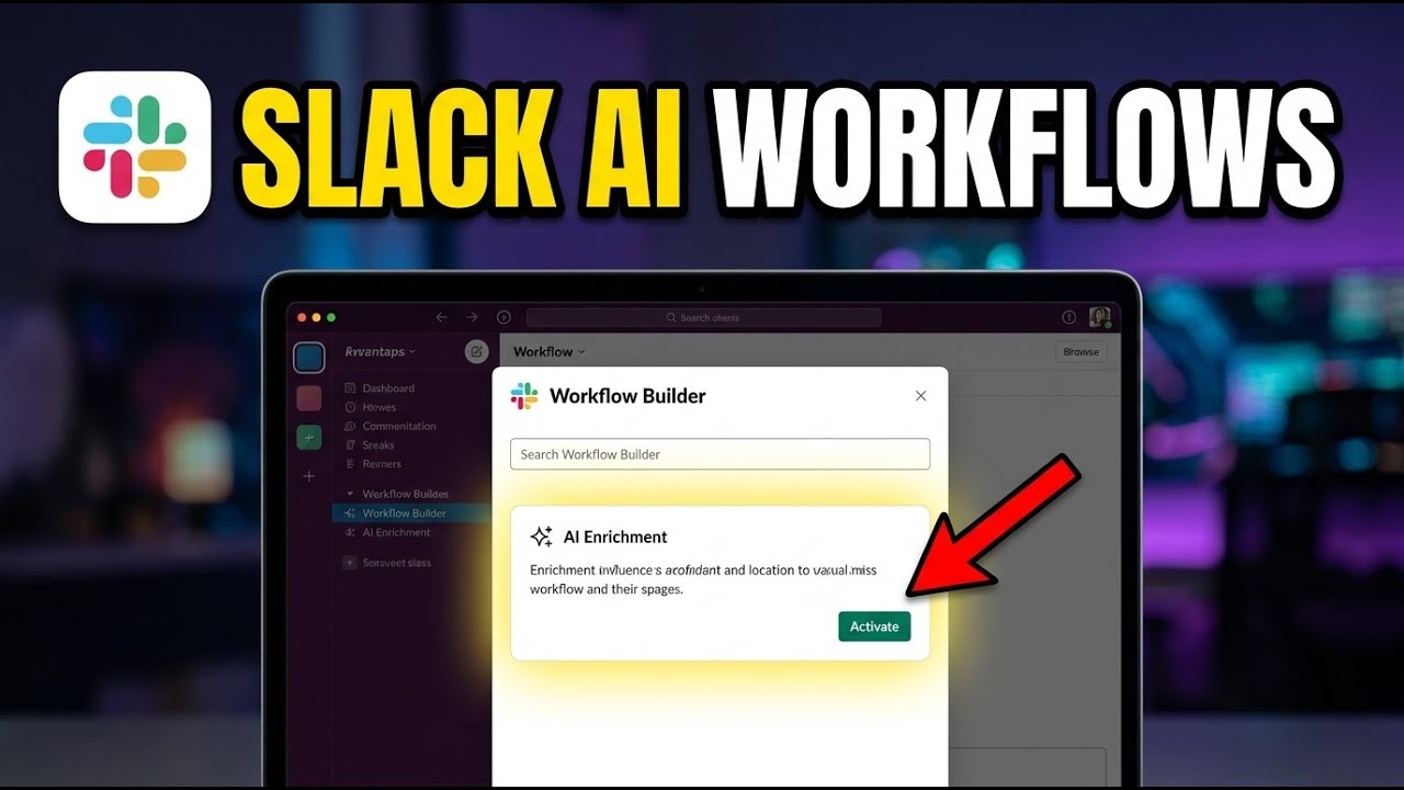 How to activate Slack Workflow Builder with AI enrichment - Full Guide