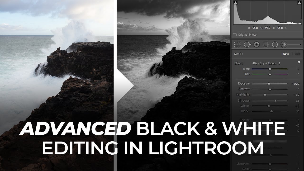 7 Step Advanced Black & White Editing in Lightroom | Master Your Craft