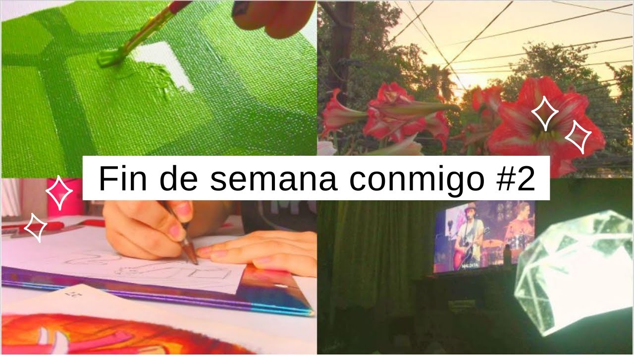 muchA pizzA, concierto de Morat y pintando con óleos | Un fin de semana conmigo #2